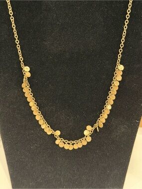 Vintage Silpada K&R brass Coin Charm Necklace - Women Jewelry